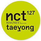 NCT 127 × MAG7 コラボカフェ オリジナルコースター taeyong